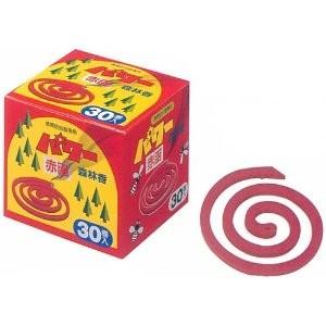 パワー 森林香 蚊取り線香 30巻入 5箱セット 蚊 対策 防虫 虫よけ 虫除け アウトドア キャン...