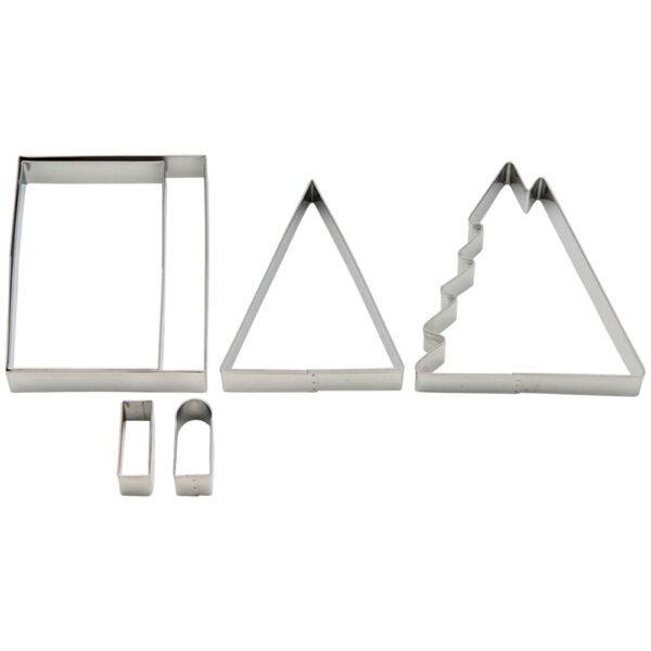 タイガークラウン Cake land ハウストライアングル クッキー型 セット ＃1955