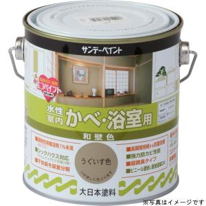 サンデーペイント 水性室内かべ・浴室用和壁色 〈低VOC塗料〉 黄土色 700ml 屋内かべ用塗料｜plantz