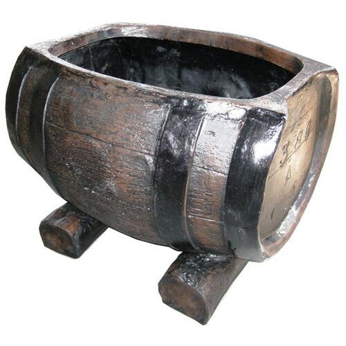 コンパル 樽型プランター（43型） ガーデニング 植木鉢 おしゃれ