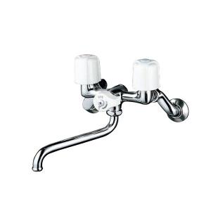 KVK キッチン用 シングル混合栓 KM5081TF【新品・未使用品】 KVK KM5081TF KVK シングルシャワー付混合栓(260mmパイプ付) : 住設堂