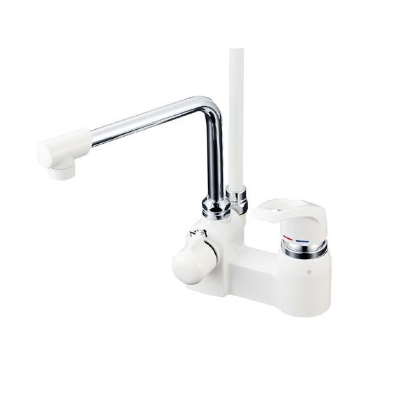 KVK KF6004R24 デッキ形シングルレバー式シャワー240mmパイプ付