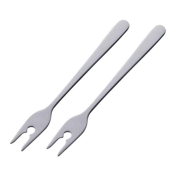 下村企販 串抜きフォーク 16cm ステンレス 2本組