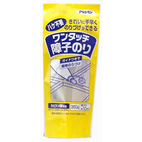 アサヒペン ASAHIPEN ワンタッチ障子のり 350g 障子戸 約10枚分 #713