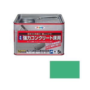 アサヒペン 水性コンクリート床用 5L ライトグリーンの商品画像