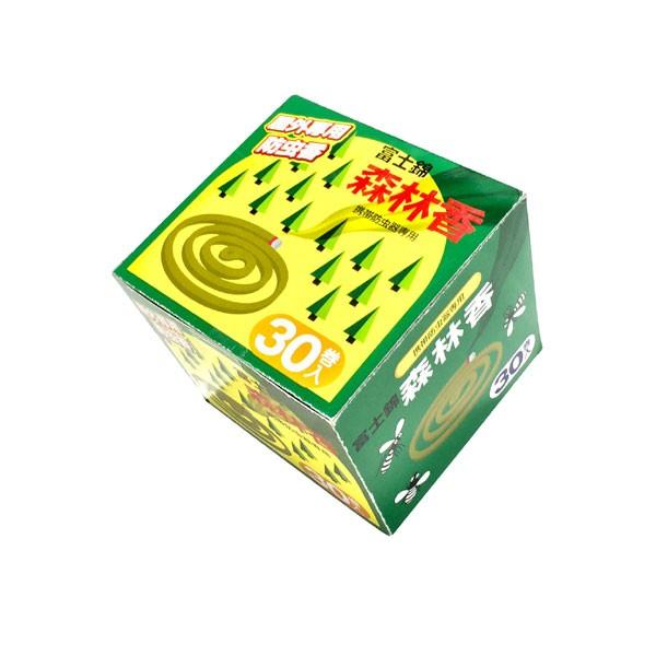 森林香 蚊取り線香 30巻入 蚊 対策 防虫 虫よけ 虫除け アウトドア キャンプ バーベキュー グ...