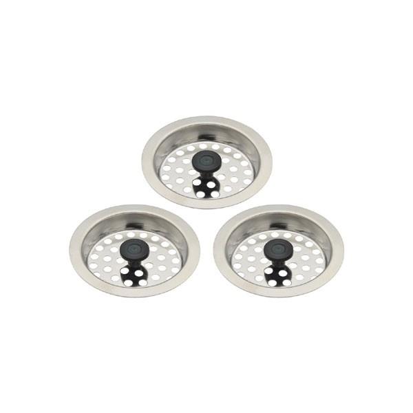 ガオナ GAONA GA-PB059 シンク用排水口のゴミ受け 3個セット ステンレス排水皿
