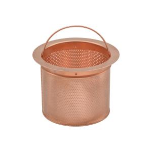 ガオナ GAONA これカモ GA-PB078 シンク用 銅製ゴミカゴ 排水口のゴミ受け (殺菌効果 ヌメリ・臭い防止 衛生的) 爆買