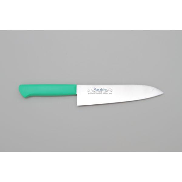 マサヒロ 14510 正広作 MV-P 牛刀 180mm 緑柄