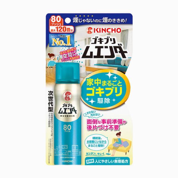 金鳥 ゴキブリムエンダ− 80プッシュ 日本製 防虫 対策 おすすめ 夏 リビング ベランダ 玄関