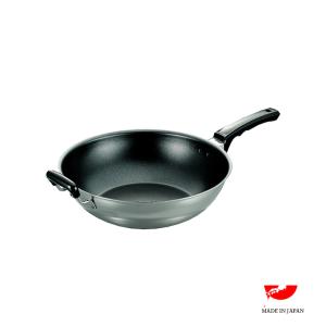 フジノス フジ IH中華鍋 DX 31cm 内面フッ素樹脂加工 高品質 日本製 国産 ガス200V IH 対応 高級 ステンレス 爆買