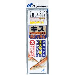 ハヤブサ 釣り針 MIXウイリー 3本鈎の高価買取価格