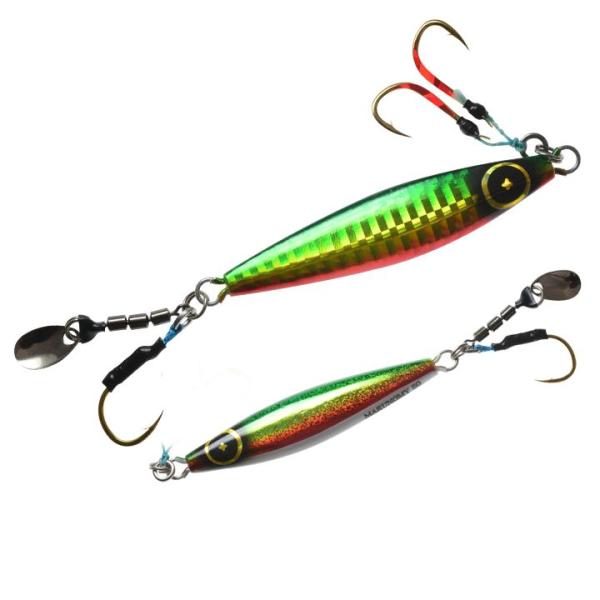 ハヤブサ 釣り ルアー ショアジギ ジグ シーバス 青物 ハマチ ブリ スズキ ジャックアイ マキノ...