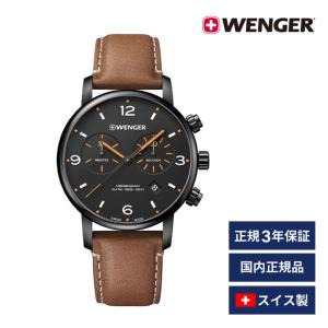 Avenue（WENGER） 腕時計 メンズ 男性 ブラック レッド 20代 30