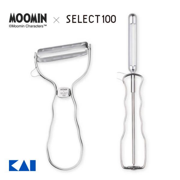 貝印 セレクト100×ムーミン ピーラー I型 T型 | 食洗器 可 新生活 台所 料理 皮むき じ...