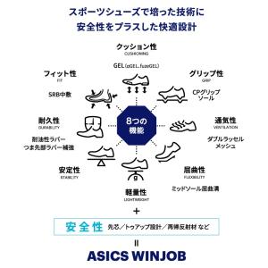 安全靴 アシックス ウィンジョブ CP304 ...の詳細画像3