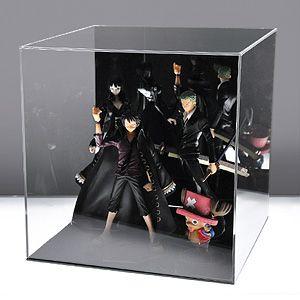 透明アクリルフィギュアケース　５個セット 楽天市場】アクリル フィギュアケース 5面体 W250×D250×H350 3mm