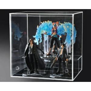 ひな壇3段付 ガラスエッジ 幅90cm 】♪開閉に場所を取らず重ねられる