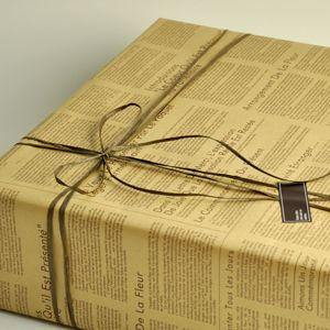 ラッピング料金 英字新聞ブラウンｍサイズ Wrap M Journal プラスアート 通販 Yahoo ショッピング