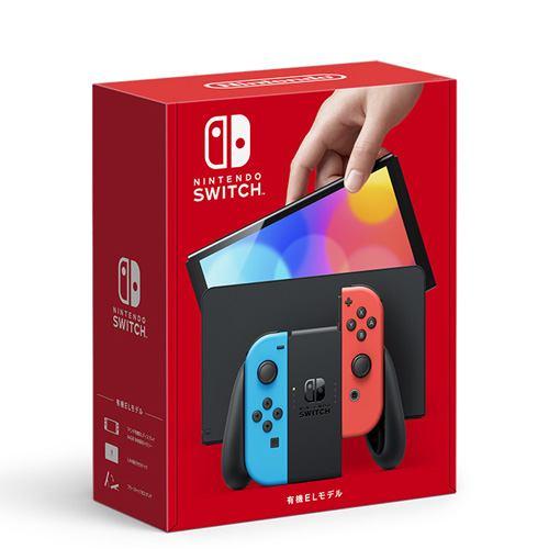 新品 Nintendo Switch 有機ELモデル Joy-Con(L) ネオンブルー/(R) ネ...