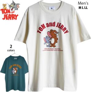 送料無料 トムとジェリー タフィー ニブルス メンズ Tシャツ 半袖 Tom&Jerry 大きいサイズ レディース ビッグＴシャツ ペアルック 古着風デザイン