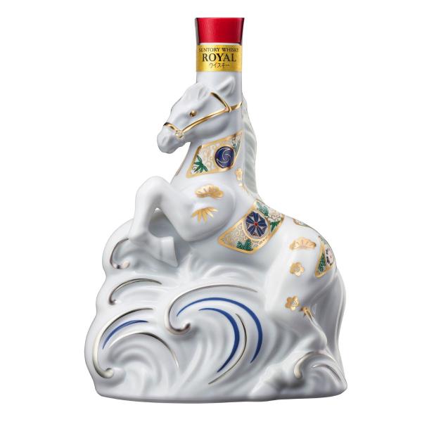 サントリーウイスキー ローヤル 干支ボトル 2026年 午歳 うま 馬 600ml 陶器 箱入り 送...