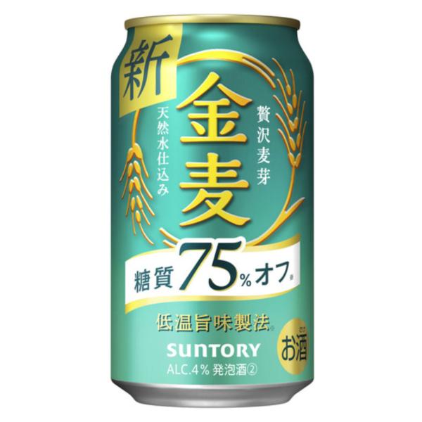 サントリー 第3ビール 金麦 糖質 75% オフ 350ml 缶 24本入 新ジャンル 2ケースまで...
