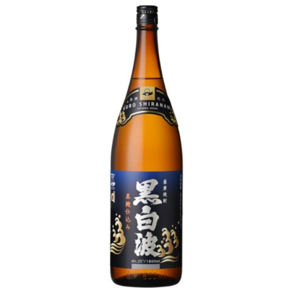 芋焼酎 いも焼酎 さつま白波 黒麹仕込み 25度 瓶 1800ml 1.8L 薩摩酒造 黒白波