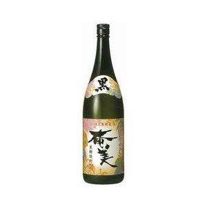 黒糖焼酎 黒麹仕立て 奄美 25度 瓶 1800ml 1.8L 奄美酒類｜plat-sake