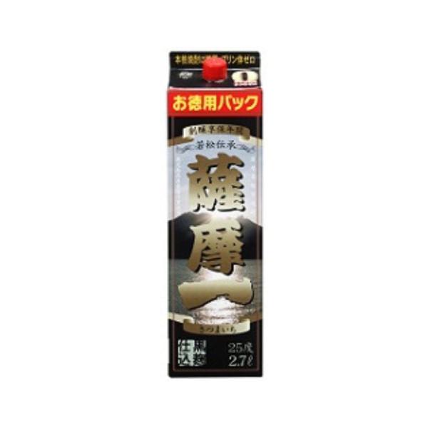 芋焼酎 若松酒造 薩摩一 25度 2.7Ｌ 紙パック 2700ml いも焼酎