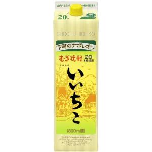 1301 いいちこ 麦 25度1.8Lパック 1ケ一ス( 6本入 いいちこ25度 麦焼酎 いいちこ1．8Lパック 1800ml 25度