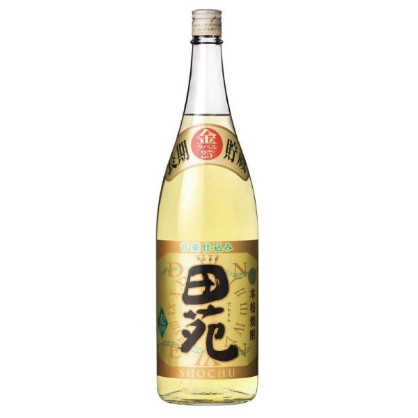 麦焼酎 田苑酒造 田苑 金ラベル 25度 瓶 1800ml 1.8L 長期貯蔵 むぎ焼酎