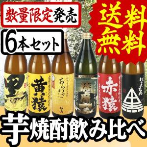 焼酎セット 厳選 薩摩 芋焼酎 900ml 飲み比べ ６本セット 送料無料