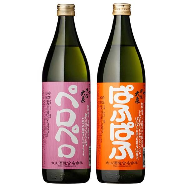 本格芋焼酎 ペロペロ ぱふぱふ 900ml 2本 セット 伊佐大泉 大山酒造 いも 限定品