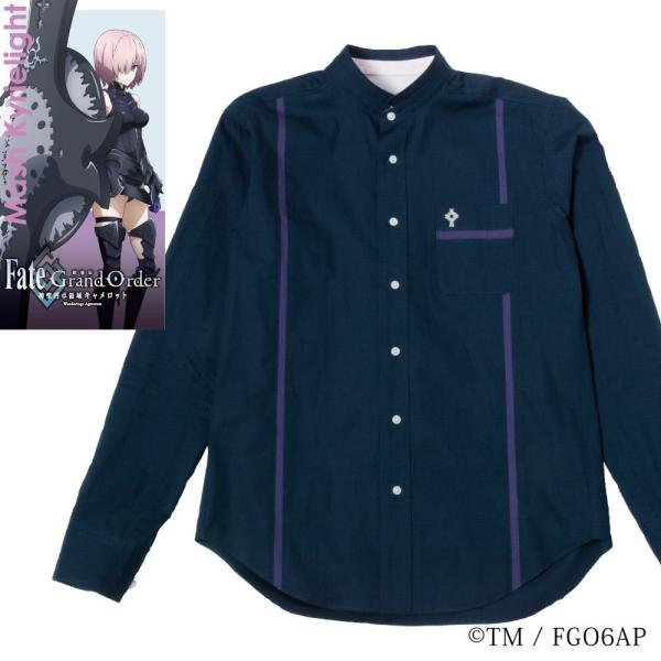 メンズ カジュアルシャツ 長袖 標準型 Fate/GrandOrder 「マシュ・キリエライト」モデ...