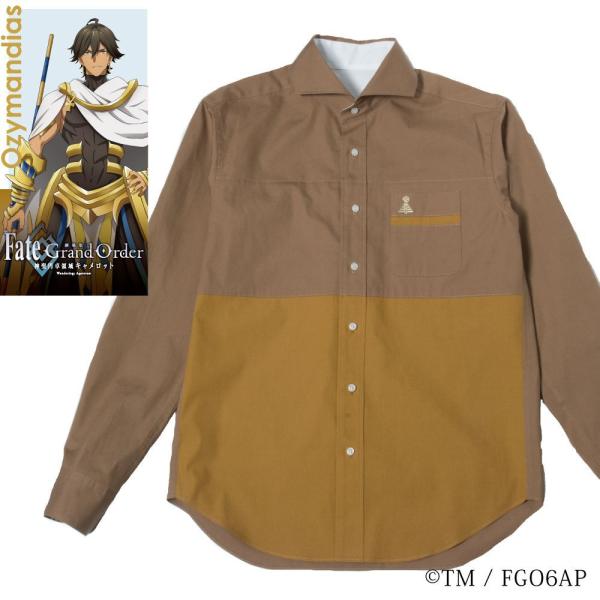 メンズ カジュアルシャツ 長袖 標準型 Fate/GrandOrder 「オジマンディアス」モデル ...