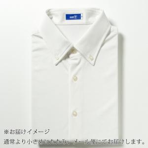 メール便送料無料 ノーアイロン ニットシャツ ...の詳細画像4