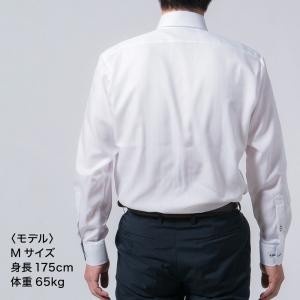 ワイシャツ ノーアイロン 長袖 メンズ 形態安...の詳細画像2
