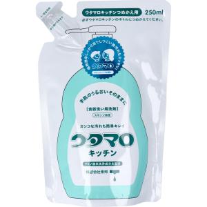 ウタマロ キッチン 食器洗い用洗剤 詰替用 250mL 掃除 クリーニング 洗浄 消臭 除菌 スプレー 油汚れ キッチン 台所 家庭 飲食店 除菌液 日本製 アルカリ 電解水