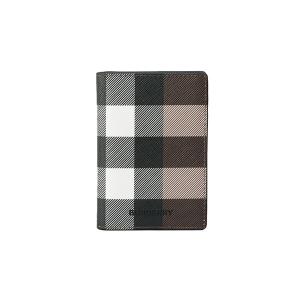 バーバリー カードケース BURBERRY  8065163 MS BATEMAN GC9 A8900 DARK BIRCH BROWN  ポリウレタン/コットン  比較対照価格42,900 円｜platinum-outlets