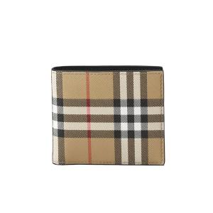 バーバリー 財布 二つ折り財布 BURBERRY  8065636 MS CC BILL COIN A7026 ARCHIVE BEIGE 137956 75% THERMOPLASTIC PU 25% CO 比較対照価格57,200 円｜platinum-outlets