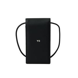 ワイ・スリー バッグ ポーチ　フォンケース携帯ケース Y-3  IJ9902 Y-3 PHONE CASE  BLACK  100% COWLEATHER  比較対照価格37,400 円｜platinum-outlets