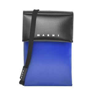 マルニ バッグ ポーチ　フォンケース携帯ケース MARNI  TEMI0004A4 PHONE CC HOLDER Z2O28 BLACK/ROYAL P3572 BODY  - LINING  - 比較対照価格48,400 円｜platinum-outlets