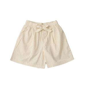 テクラ  TEKLA  SWS-WHS SHORT W/ PLEAT  WHEAT STRIPES   サイズ：S  比較対照価格23,100 円｜platinum-outlets