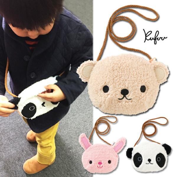 軽量 ふわふわ あにまる ポシェット 子供 キッズ 動物 ななめがけ 財布 お出かけ おつかい 買い...