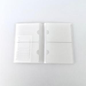 カードケース 抗菌 クリア 手帳カバー 19ポ...の詳細画像5