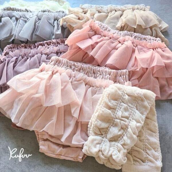 セットアップ Wチュールブルマスカート＆レッグウォーマー 日本製 ブルマスカート レッグウォーマー ...