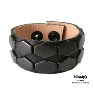 WENDY'S ウェンディーズ 正規 イギリス製 3-Row Hexagon Stud