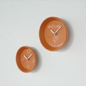 テラクロック Lサイズ（テラコッタの時計）Terra Clock L size φ157mmCham...