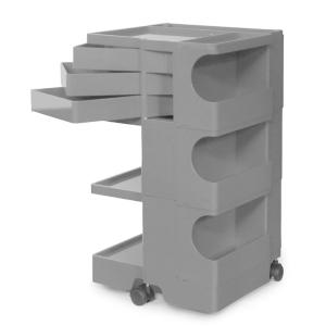 ボビーワゴン トルネードグレー ３段３トレイ BOBY WAGON TORNADO GRAY B-LINE ビーライン ジョエ・コロンボ 多機能ワゴン ベッドサイドテーブル 正規輸入品